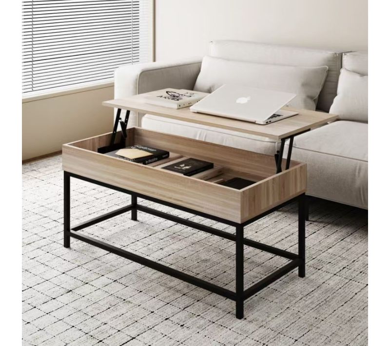 Table basse LEVO Imitation chêne