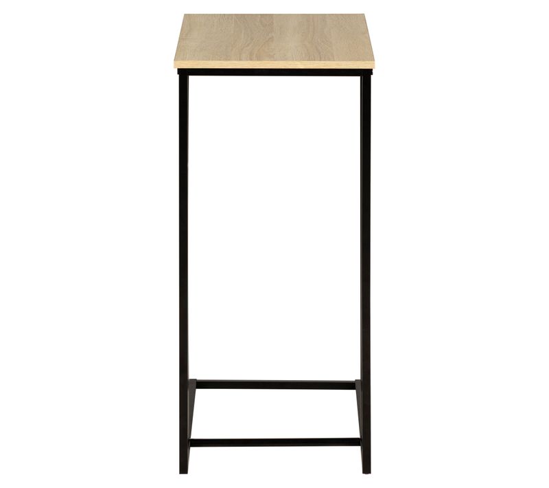 Bout de canapé EASY Imitation chêne et noir