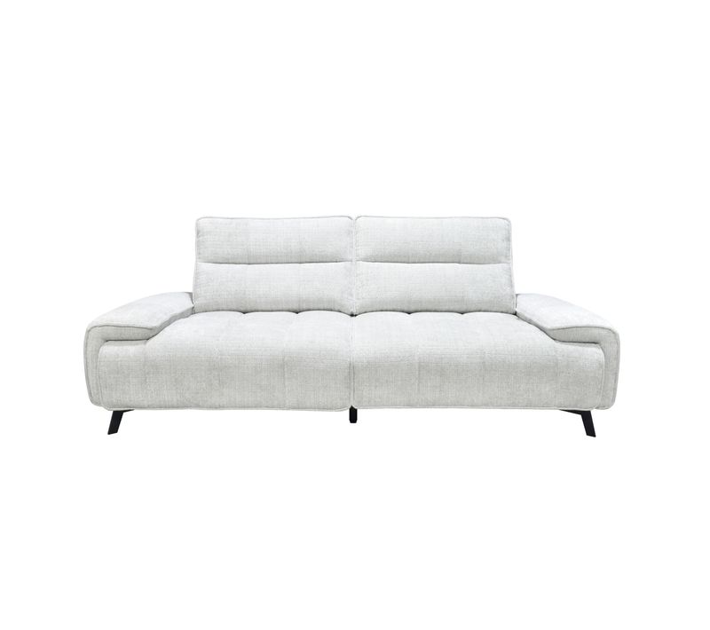 Canapé relax 3 places ALTO tissu galet