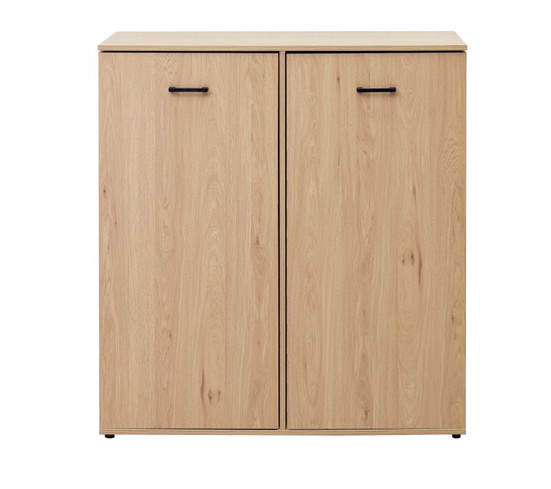 Meuble à chaussures 2 portes MAHO imitation chêne