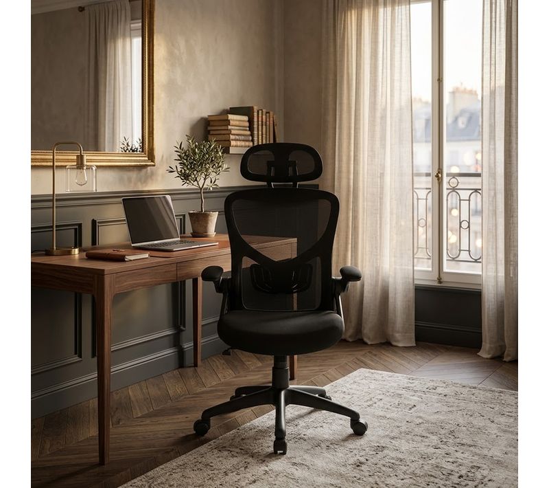 Fauteuil de bureau ergonomique ADRIEN noir