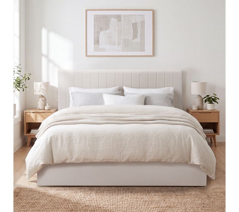 Lit coffre 160x200 cm SKY beige