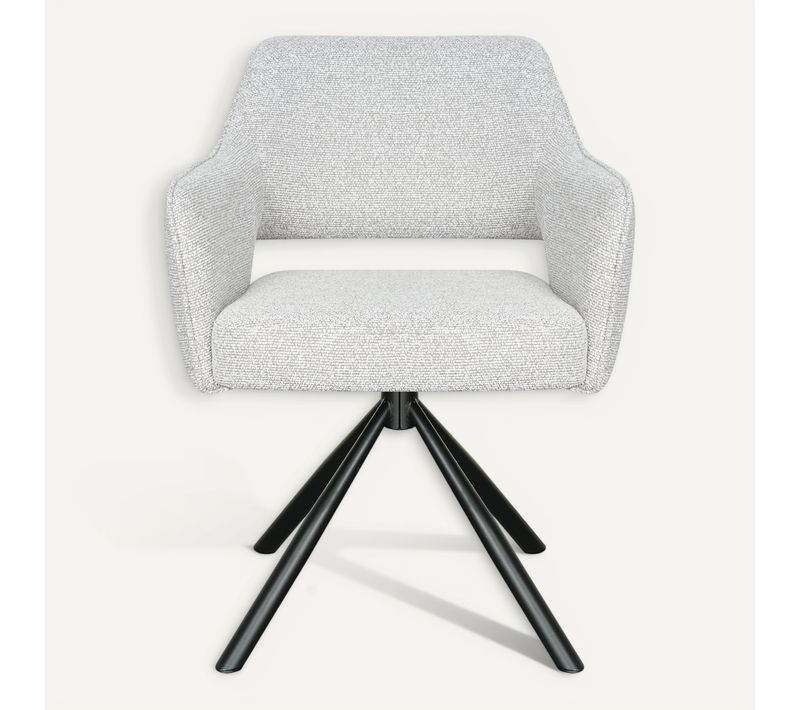 Chaise pivotante VICTOIRE Gris