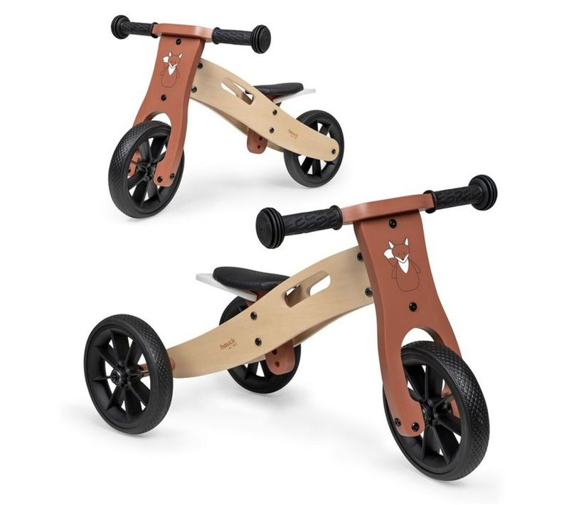 First Ride Eco — Draisienne 2-en-1 Évolutive Bois Fsc® Siège Réglable 25–29 Cm