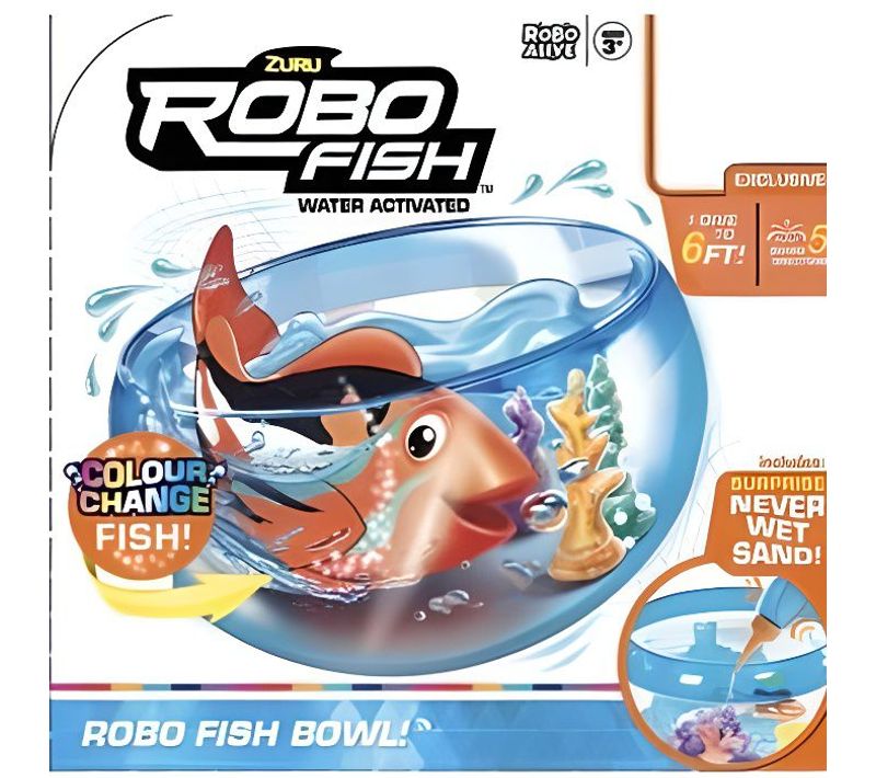 Aquarium Robo Fish Avec Son Sable Maquie - + 3 Ans