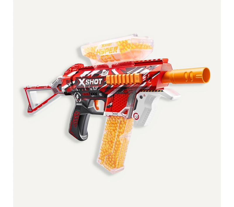 Pistolet Gel Trace Fire - Medium Blaster 2500 Pastilles, 51 M/s, Rechargeable