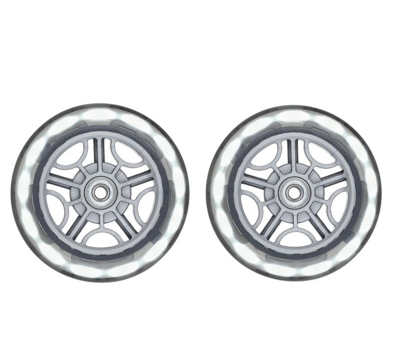 Set 2 Roues Lumineuses Blanches Go-up/primo/elite/ Expert/flow