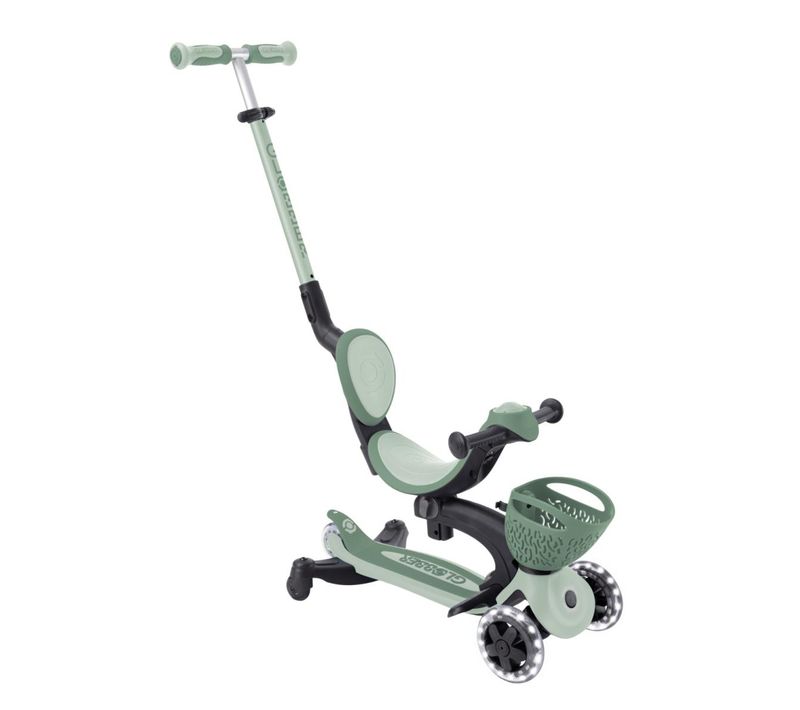 Trottinette Go Up Baby 360° Flash Avec Éclairage LED En Sauge