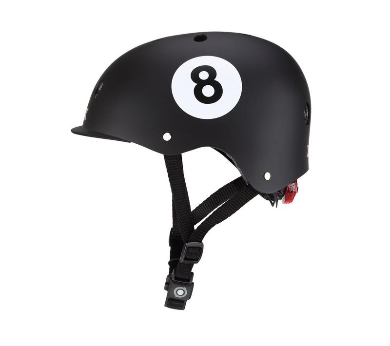 Casque De Scooter Elite 8-ball Pour Enfants 48-53 Cm Noir