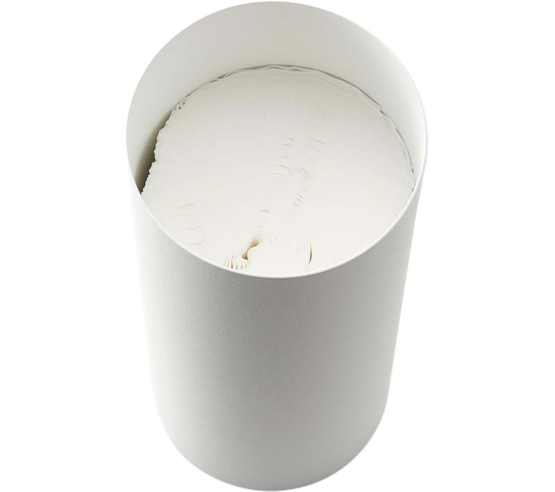 Boîte à Mouchoirs Ronde En Métal Tissue