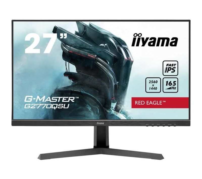 Ecran PC Gamer - Iiyama - G-master Red Eagle - G2770qsu-b1 - 27 Wqhd - 0,5ms - 165hz