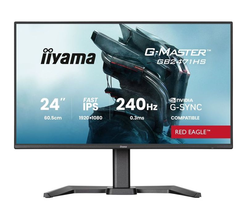 Moniteur Gaming 23,8" Full HD Fast Ips 240 Hz - 0,3 Ms - Hdr10 - Pied Réglable