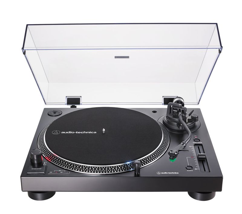 Platine Vinyle Tourne-Disque Noir At-lp120x