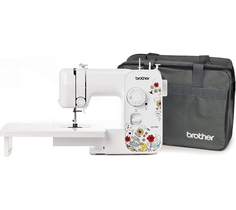 Brother Jx17fe Machine à Coudre Avec Table D’extension Et Sac