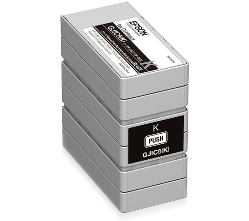 Cartouches D'encre Gjic5(k): Ink Cartridge For Colorworks C831 And Gp-m831 (black)