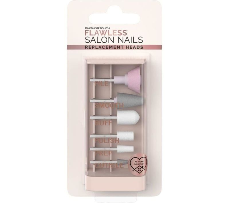Pack 6 Têtes De Rechange Pour Manucure Et Pédicure — Limage, Polissage, Lustrage