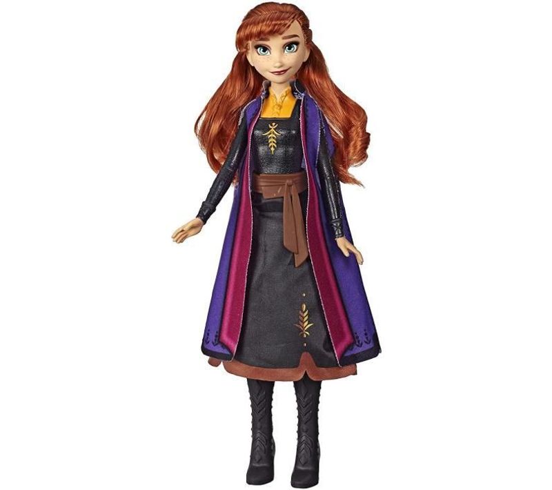 Poupée Disney La Reine Des Neiges 2 – Poupée Princesse Disney Anna Robe Lumineuse 26 Cm