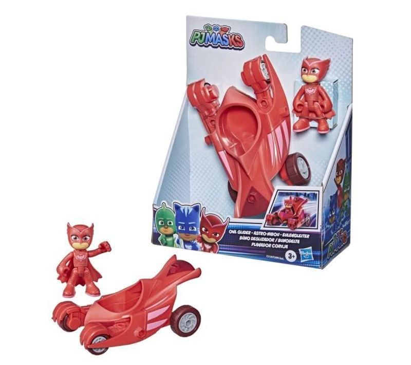 Pyjamasques - Véhicule De Héros Astro-hibou Avec Figurine Bibou