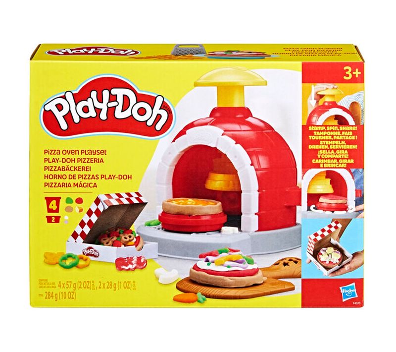 Four à Pizza Créatif Avec 6 Pots De Pâte, 8 Accessoires Et +25 Garnitures