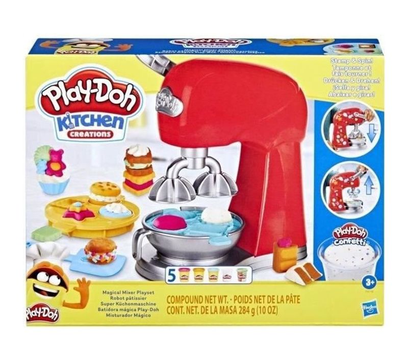 Play-doh Robot Pâtissier, Jouet De Pâte à Modeler Avec Accessoires De Cuisine Factices, Kitchen Cre