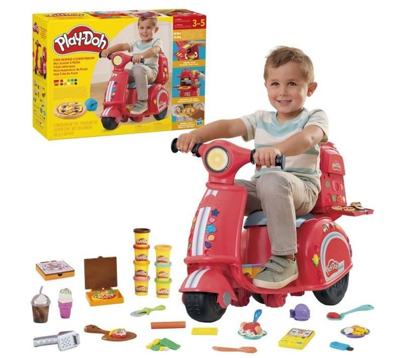 Mon Scooter à Pizzas, Jouets De Loisirs Créatifs Avec Pâte à Modeler Pour Enfants