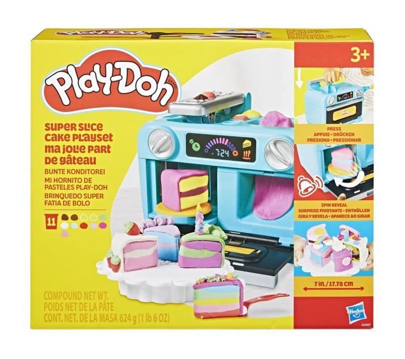 Play-doh Ma Jolie Part De Gâteau, Coffret De Pâte à Modeler