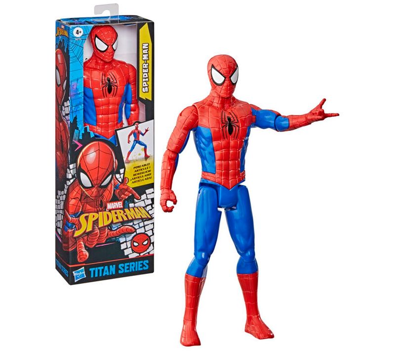 Spider-man Titan Series Figurine Articulée 30 Cm - 11 Points