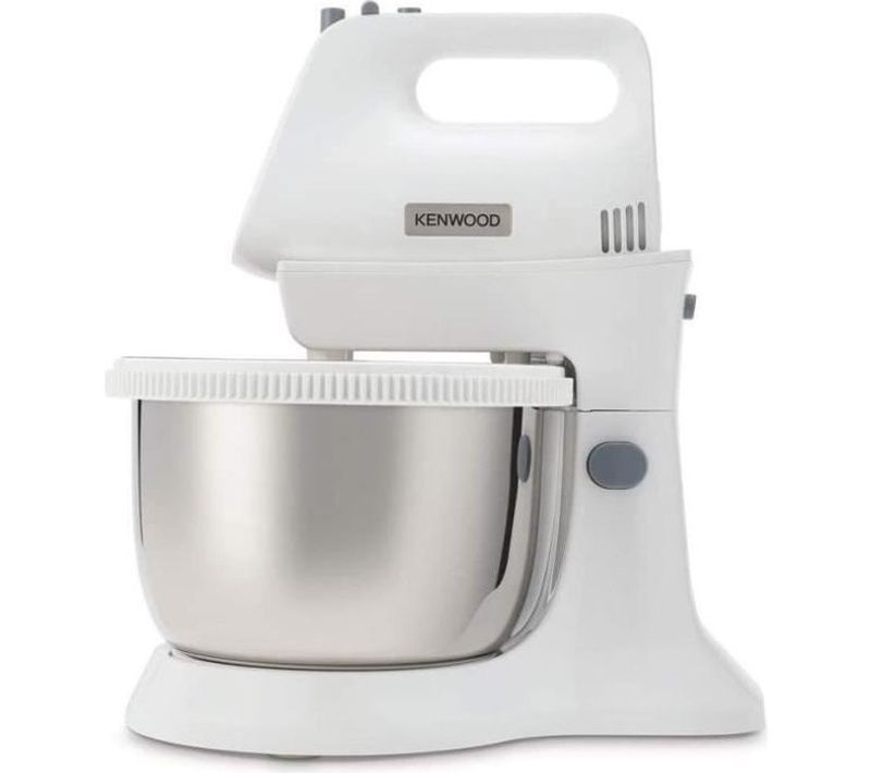 Batteur Électrique Chefette - 5 Vitesses + Fonction Turbo - Fouets Et Pétrins inox - Hmp32.a0wh