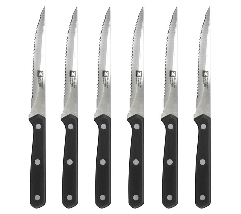 Cucina - Coffret 6 Couteaux Steak