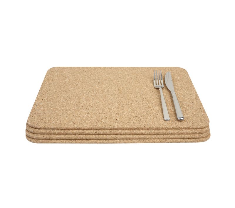 4 Sets De Table Liège 40 X 30 Cm Épaisseur 6mm