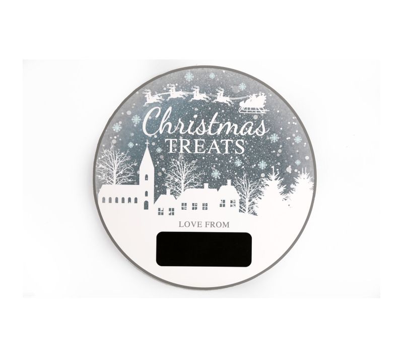 Calendrier De L'avent Rond Christmas Ice - Argent