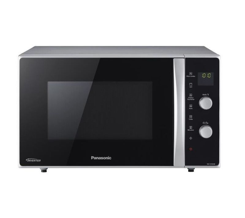 Four Micro Ondes - Combiné Grill - Pose Libre - 27 L - 1000 W - Argent - Nncd565bepg