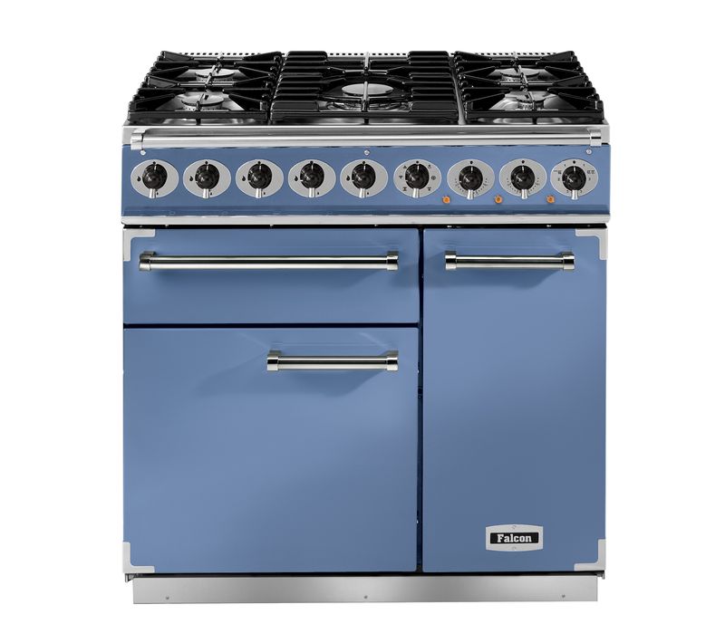 Piano de cuisson FALCON F900DXDFCA/NM mixte bleu