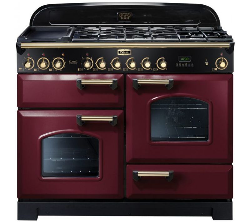 Cuisinière mixte FALCON CDL110DFCY/B-EU Rouge airelle