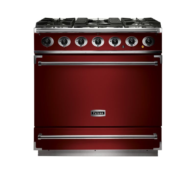 Piano de cuisson FALCON F900SDFRD/NM mixte 90 rouge