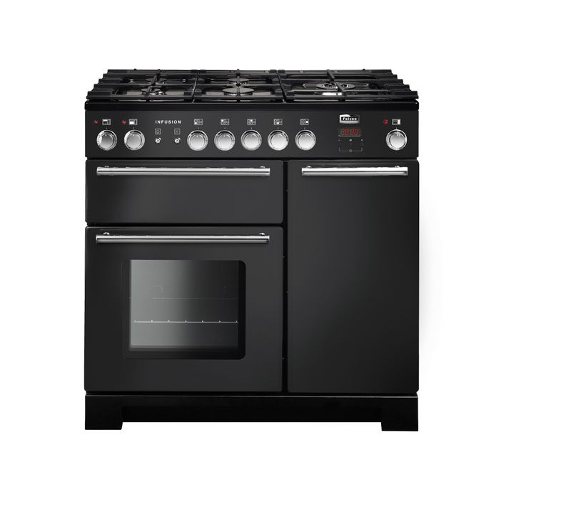 Piano de cuisson mixte FALCON INF90DFCB 90cm Charbon