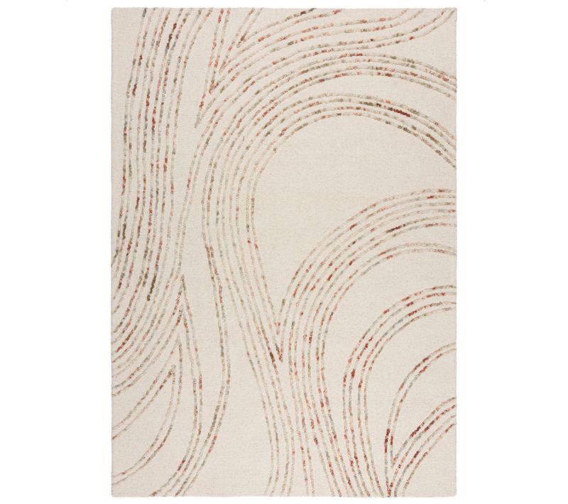 Tapis 100% Laine Abstract Swirl - 160x230cm