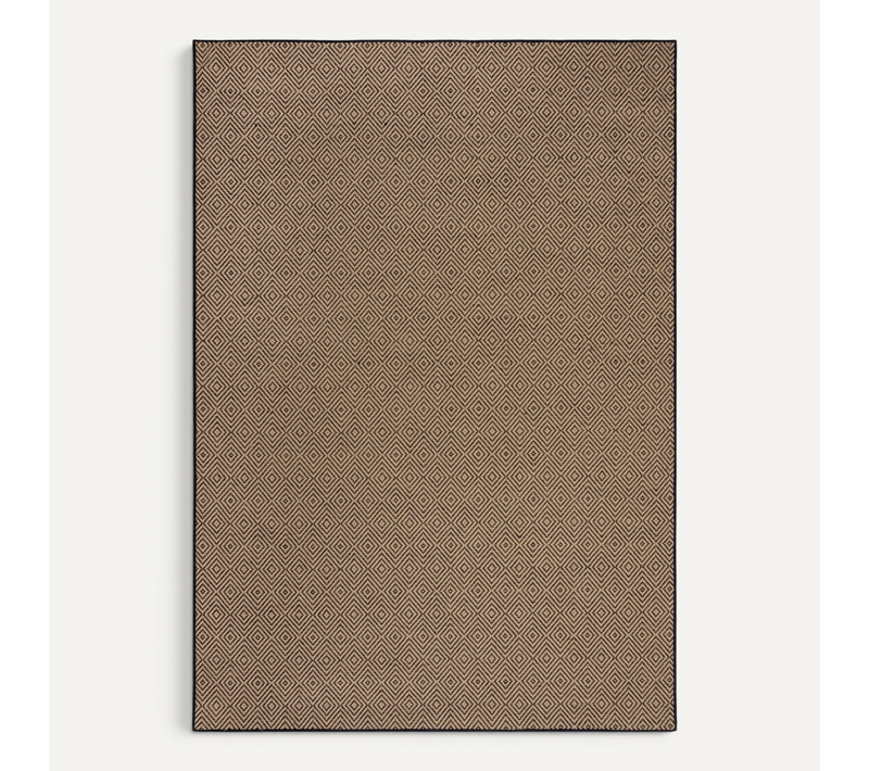 Tapis Geometric En Jute Diamond - 200x290