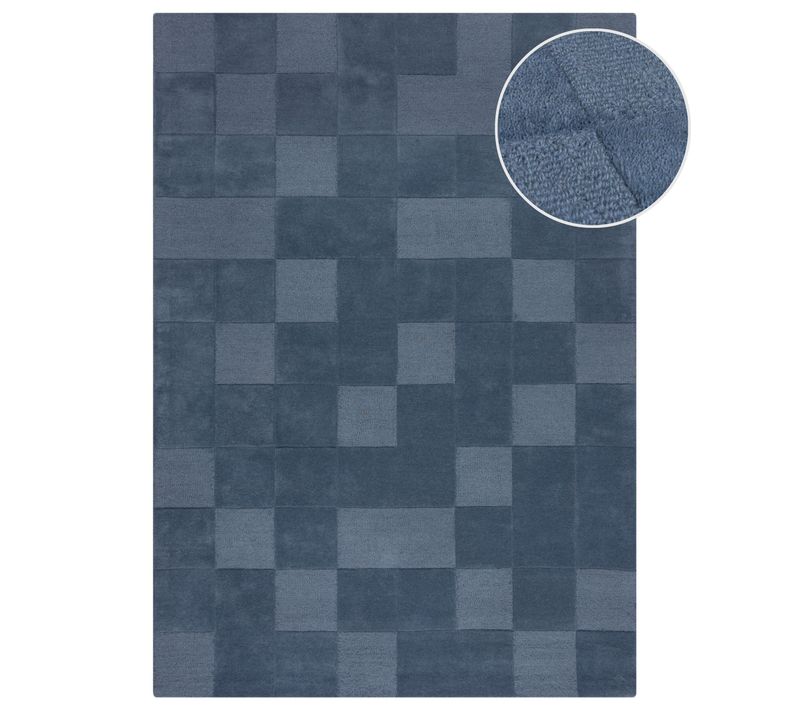 Tapis En Laine Checkerboard - 160x230cm