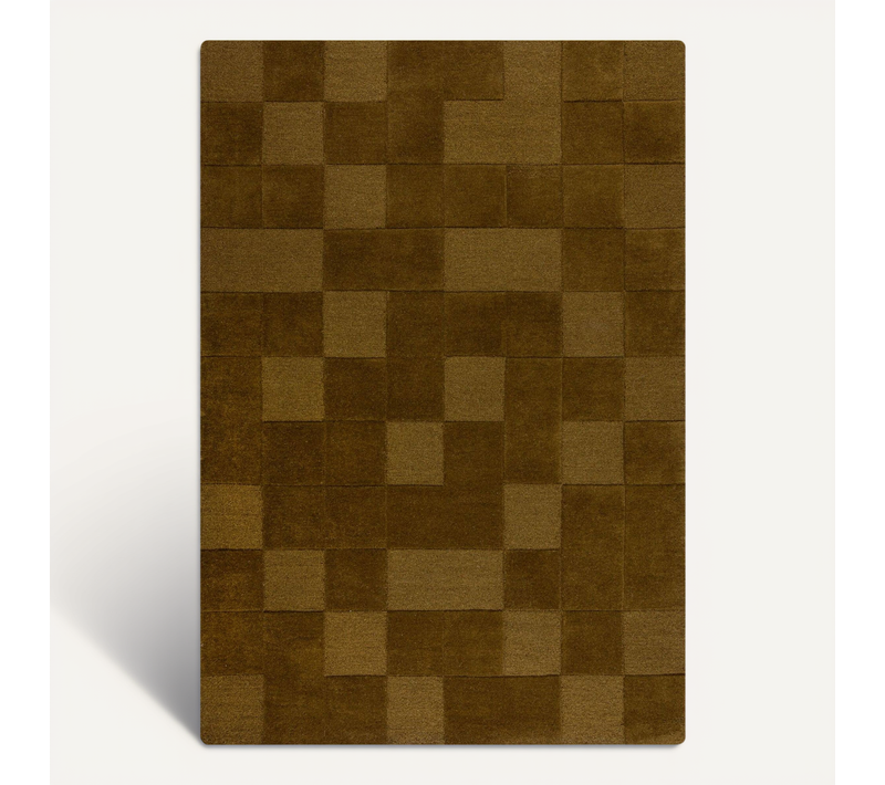 Tapis En Laine Checkerboard - 120x170