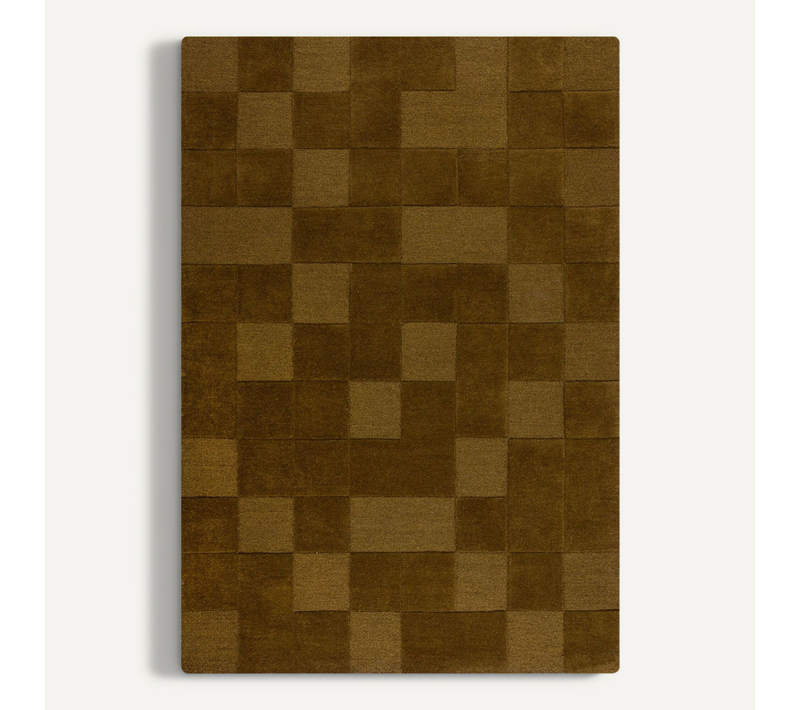 Tapis En Laine Checkerboard - 160x230