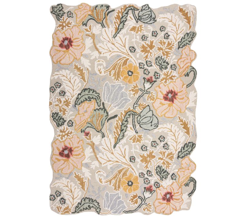 Tapis En Laine Floral Daphne - 200x290cm