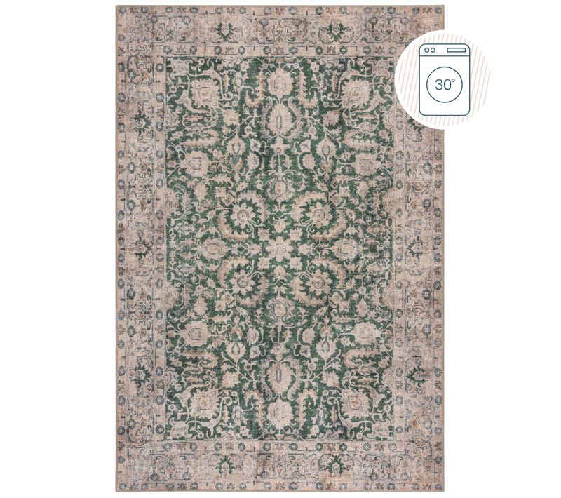 Tapis Lavable Beau Floral - 190x290cm