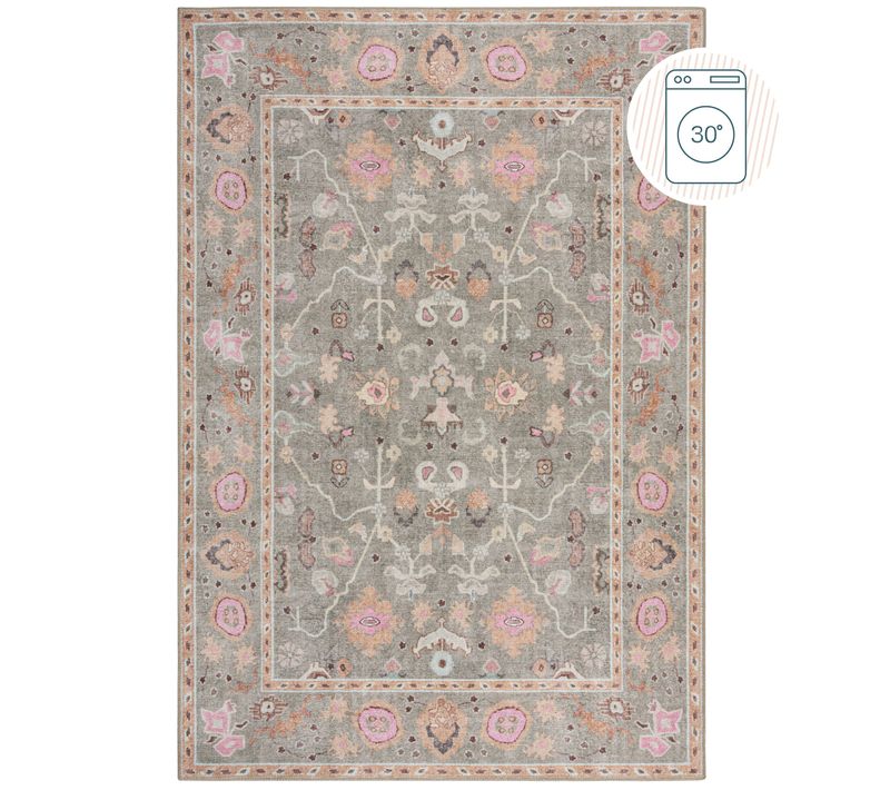 Tapis Lavable Una Floral - 115x170cm