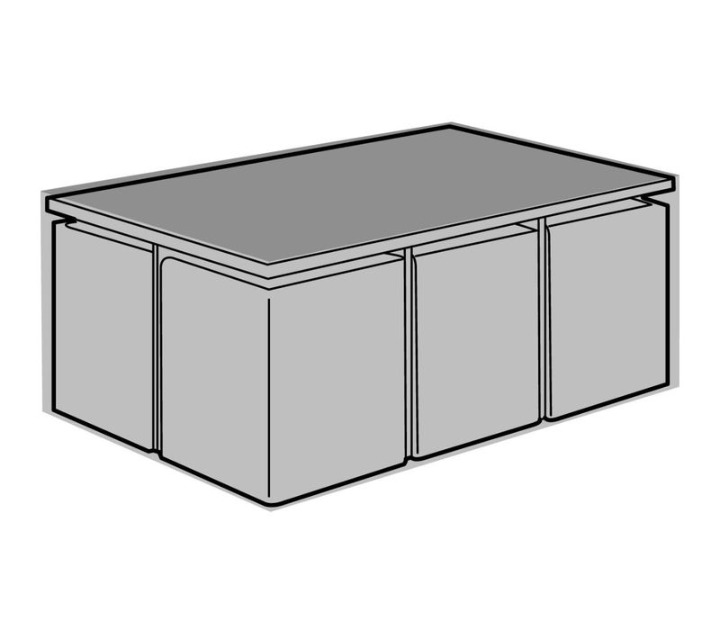 Housse De Protection Salon De Jardin Rectangulaire Cube