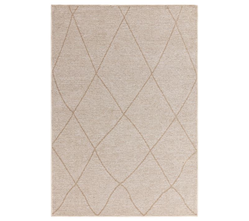 Tapis De Salon Blueberry En Jute - Beige - 160x230 Cm