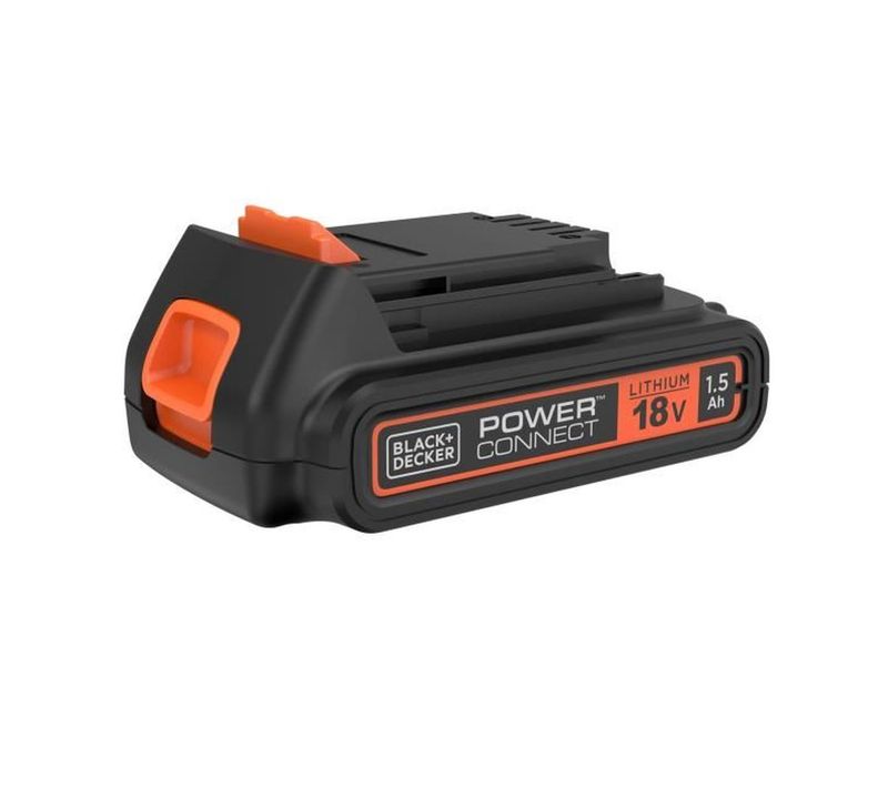 Batterie 18v Li‐ion 1,5 Ah Slide‐in Compacte - Noir/orange