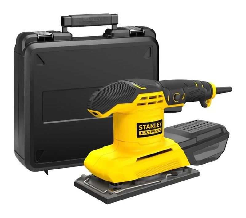 Stanley - Ponceuse Orbitale 280 W 1/3 Ø Orbite 2 Mm Avec Mallette - Fmew214k-qs