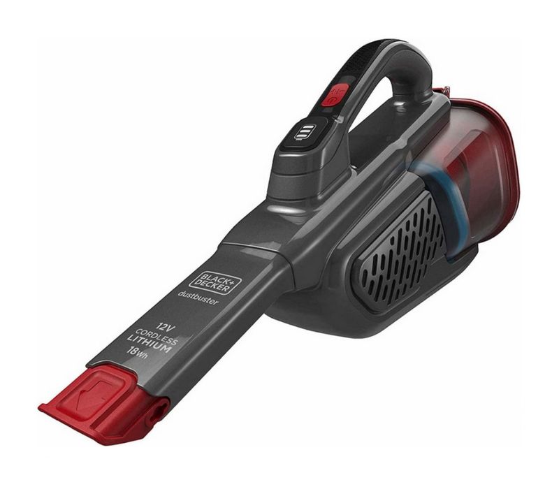 Aspirateur À Main Rechargeable 12v Titane/rouge - Bhhv315j