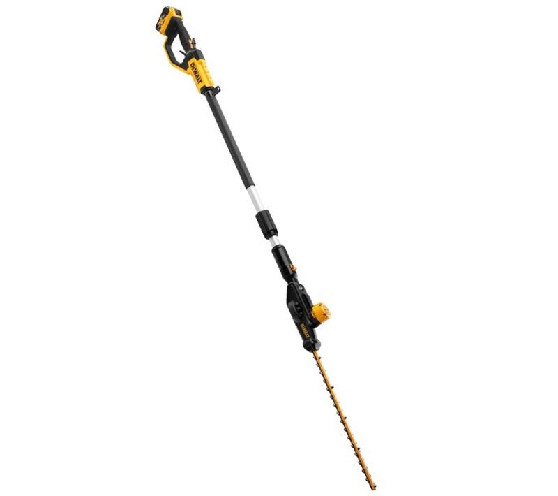 Taille-haies Orientable Sur Perche 18v + 1 Batterie 5ah + Chargeur - Dewalt - Dcmph566p1-qw